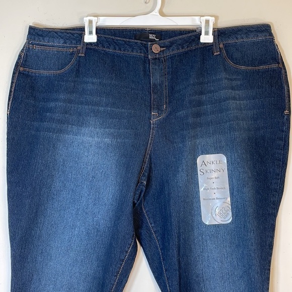 NWT. 1822 Denim Plus 24W Ankle Skinny Jeans. - Picture 7 of 14